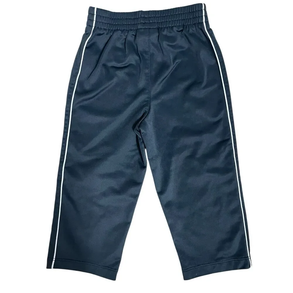 Nike Toddler Track Pants Navy Blue Athletic Joggers 24M Logo Side Stripe